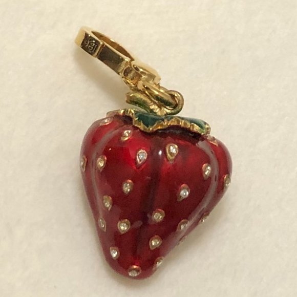 Juicy Couture Jewelry - Juicy Couture Red Enamel Strawberry Charm